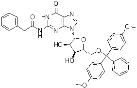 CAS # 172965-92-3, 5'-O-[Bis(4-methoxyphenyl)phenylmethyl]-N-(phenylacetyl)guanosine
