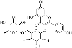 structure of CAS# 17297-56-2, Kaempferol 3-O-robinoside