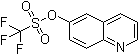 structure of CAS# 173089-80-0, 6-喹啉基三氟甲烷磺酸酯