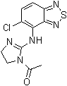 structure of CAS# 173532-15-5, 1-乙酰基-N-(5-氯-2,1,3-苯并噻二唑-4-基)-4,5-二氢-1H-咪唑-2-胺