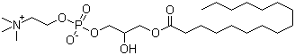 CAS 登录号：17364-16-8, 1-棕榈酰溶血磷脂酰胆碱, 棕榈酰溶血卵磷脂, 1-棕榈酰-rac-甘油-3-磷酰胆碱