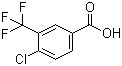 structure of CAS# 1737-36-6, 4-氯-3-(三氟甲基)苯甲酸