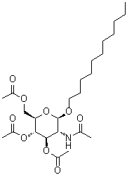 CAS # 173725-24-1, Undecyl 2-(acetylamino)-2-deoxy-beta-D-glucopyranoside 3,4,6-triacetate