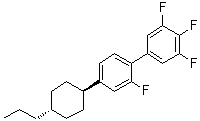 CAS # 173837-35-9, 2,3',4',5'-Tetrafluoro-4-(trans-4-propylcyclohexyl)-1,1'-biphenyl, 3-HB(F)B(F,F)-F, CGU 3F