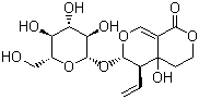 CAS # 17388-39-5, Swertiamarine, Swertiamaroside, (5R,6S)-5-Ethenyl-4a-hydroxy-6-[(2S,3R,4S,5S,6R)-3,4,5-trihydroxy-6-(hydroxymethyl)oxan-2-yl]oxy-3,4,5,6-tetrahydropyrano[5,4-c]pyran-1-one