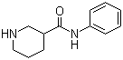 structure of CAS# 173987-10-5, N-苯基哌啶-3-甲酰胺