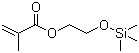 structure of CAS# 17407-09-9, Trimethylsiloxyethyl methacrylate