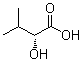 CAS # 17407-56-6, (2R)-3-Methyl-2-hydroxybutanoic acid, (R)-(-)-2-Hydroxyisovaleric acid, (R)-2-Hydroxy-3-methylbutanoic acid, (R)-2-Hydroxy-3-methylbutyric acid, (R)-2-Hydroxyisovaleric acid, D-alpha-Hydroxyisovaleric acid