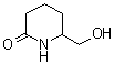 structure of CAS# 174419-15-9, 6-Hydroxymethylpiperidin-2-one