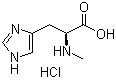 structure of CAS# 17451-62-6, N-甲基-L-组氨酸单盐酸盐