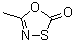 structure of CAS# 17452-74-3, 5-Methyl-1,3,4-oxathiazol-2-one