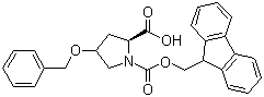 structure of CAS# 174800-02-3, Fmoc-O-苄基-L-4-羟基脯氨酸