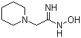 CAS # 175136-64-8, N-Hydroxy-1-piperidineethanimidamide