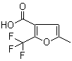structure of CAS# 17515-74-1, 5-Methyl-2-trifluoromethylfuran-3-carboxylic acid