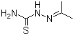 CAS # 1752-30-3, Acetone thiosemicarbazone, 2-(1-Methylethylidene)hydrazinecarbothioamide