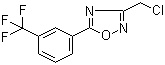 3-Chloromethyl-5-[3-(trifluoromethyl)phenyl]-1,2,4-oxadiazole molecular structure (CAS 175205-63-7)