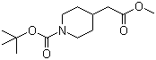 structure of CAS# 175213-46-4, Methyl 1-N-Boc-4-piperidineacetate