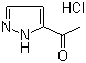 CAS # 175277-40-4, 1-(1H-Pyrazol-5-yl)ethan-1-one hydrochloride