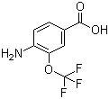 structure of CAS# 175278-22-5, 4-氨基-3-(三氟甲氧基)苯甲酸