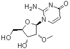 structure of CAS# 175471-65-5, 2-Amino-1-(2-O-methyl-beta-D-ribofuranosyl)-4(1H)-pyrimidinone