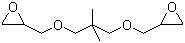 Neopentyl glycol diglycidyl ether  molecular structure (CAS 17557-23-2)