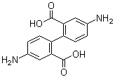 CAS 登录号：17557-76-5, 4,4'-二氨基-[1,1'-联苯]-2,2'-二羧酸
