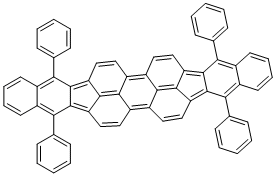 5,10,15,20-Tetraphenylbisbenzo[5,6]indeno[1,2,3-cd:1',2',3'-lm]perylene molecular structure (CAS 175606-05-0)