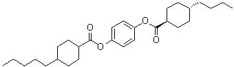 CAS # 175784-02-8, [trans(trans)]-4-Butylcyclohexanecarboxylic acid 4-[[(4-pentylcyclohexyl)carbonyl]oxy]phenyl ester