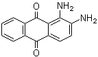 structure of CAS# 1758-68-5, 1,2-Diaminoanthraquinone