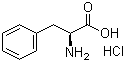 structure of CAS# 17585-69-2, L-Phenylalanine hydrochloride