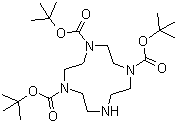 CAS # 175854-39-4, 1,4,7-Tri-Boc-1,4,7,10-tetraazacyclododecane, Tri-tert-butyl 1,4,7,10-tetraazacyclotetradecane-1,4,7-tricarboxylate