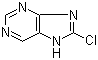 structure of CAS# 17587-87-0, 8-Chloropurine