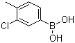 structure of CAS# 175883-63-3, 3-Chloro-4-methylphenylboronic acid