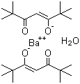 structure of CAS# 17594-47-7, 双(2,2,6,6,-四甲基-3,5-庚二酮酸)钡(一水)