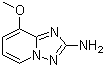structure of CAS# 175965-65-8, 8-Methoxy-[1,2,4]triazol[1,5-a]pyridine-2-amine