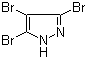 structure of CAS# 17635-44-8, 3,4,5-Tribromopyrazole