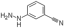 structure of CAS# 17672-26-3, 3-Cyanophenylhydrazine