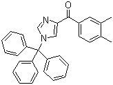 structure of CAS# 176721-02-1, (2,3-二甲基苯基)[1-(三苯基甲基)-1H-咪唑-4-基]甲酮