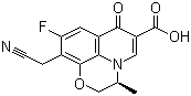 CAS # 176760-98-8, (S)-10-(Cyanomethyl)-9-fluoro-2,3-dihydro-3-methyl-7-oxo-7H-pyrido[1,2,3-de]-1,4-benzoxazine-6-carboxylic acid