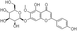 structure of CAS# 17680-84-1, Homoplantaginin
