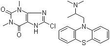 CAS # 17693-51-5, Promethazine theoclate