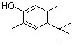 CAS 登录号：17696-37-6, 4-叔丁基-2,5-二甲基苯酚