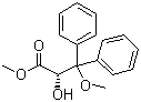 structure of CAS# 177036-78-1, (S)-2-羟基-3-甲氧基-3,3-二苯基丙酸甲酯