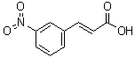 structure of CAS# 1772-76-5, trans-3-Nitrocinnamic acid