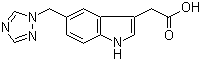 CAS # 177270-91-6, Triazolomethylindole-3-acetic acid, 2-(5-((1H-1,2,4-Triazol-1-yl)methyl)-1H-indol-3-yl)acetic acid