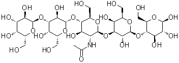 CAS # 177331-58-7, O-alpha-D-Galactopyranosyl-(1→3)-O-beta-D-galactopyranosyl-(1→4)-O-2-(acetylamino)-2-deoxy-beta-D-glucopyranosyl-(1→3)-O-beta-D-galactopyranosyl-(1→4)-beta-D-glucopyranose