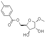CAS 登录号：177415-17-7, 甲基 alpha-D-呋喃核糖苷 5-(4-甲基苯甲酸酯)