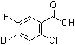 structure of CAS# 177480-81-8, 4-溴-2-氯-5-氟苯甲酸