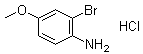 structure of CAS# 1774893-42-3, 2-溴-4-甲氧基苯胺盐酸盐