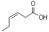 CAS # 1775-43-5, (3Z)-3-Hexenoic acid, (Z)-3-Hexenoic acid, cis-3-Hexenoic acid